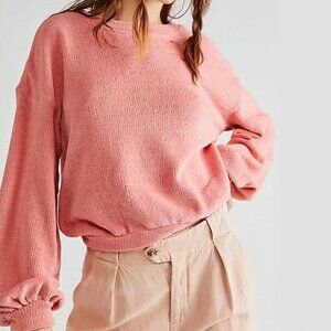 Free People Beach Happy Knit Sweater